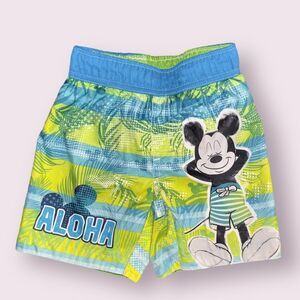 Disney Mickey‎ Aloha Swim Trunks Size 4T